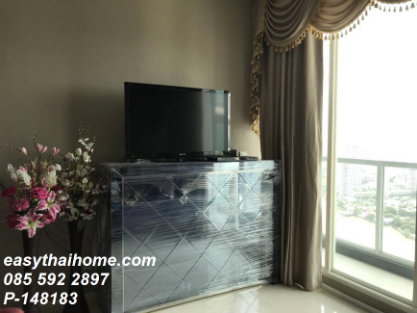 รูป [P-148183] ให้เช่าคอนโดวิวแม่น้ำ! Menam Residences ชั้น 38 (2 นอน) ลดราคาเหลือ 48.9K ใกล้ Shrewsbury 085-592-2897 Line: @easythaihome - รูปที่ 10/14