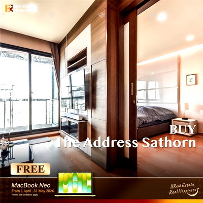 คอนโด BTS เซนต์หลุยส์ : 💸ขายคอนโด The Address Sathorn 12 ห้องกว้างสวย ใจกลางสาทร ใกล้ BTS เซนต์หลุยส์💸