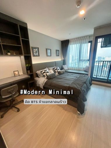 ✨Modern Minimal✨ให้เช่า Life Ladprao ติด BTS ห้าแยกลาดพร้าว