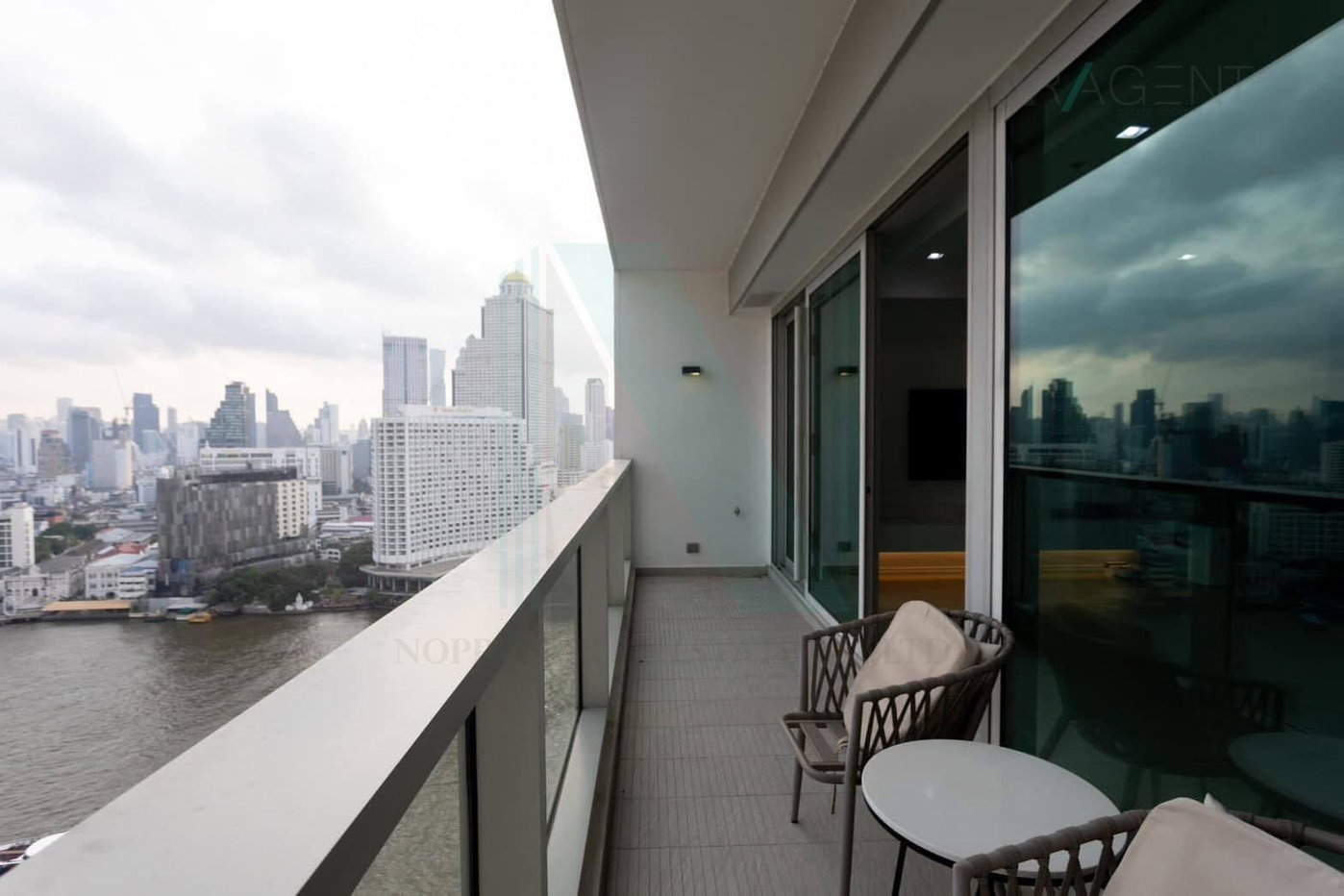 รูป 📌 ให้เช่าคอนโด เดอะ ริเวอร์ อาคาร A ชั้น 25 2 ห้องนอน ขนาด 110 ตรม ใกล้ เสนาเฟส - รูปที่ 8/8