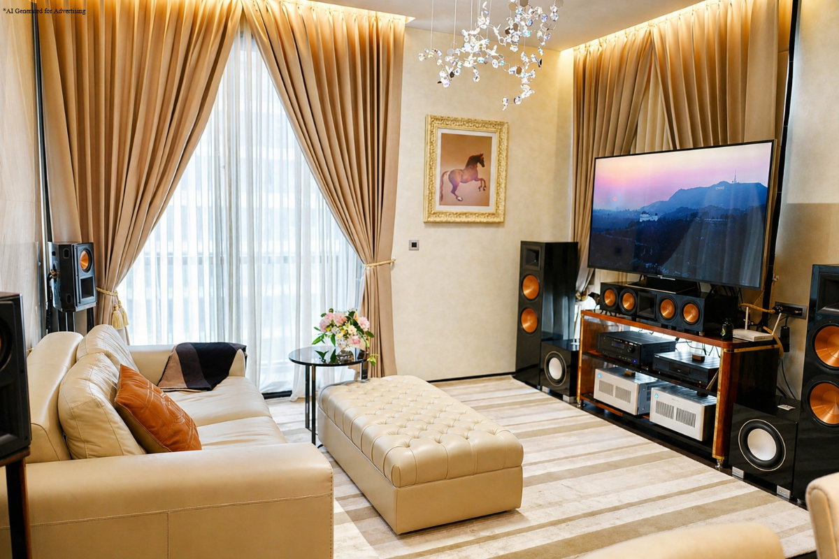 picture Rare Double-Height 2BR | High Floor Skyline | BTS Phrom Phong 300m [U5372967] - 1/19