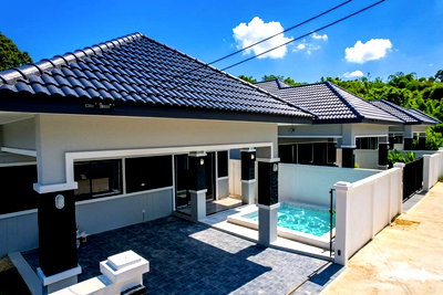 บ้านเดี่ยว บางละมุง ชลบุรี : 3 Bedroom Pool Villa for Sale in Huay Yai Pattaya