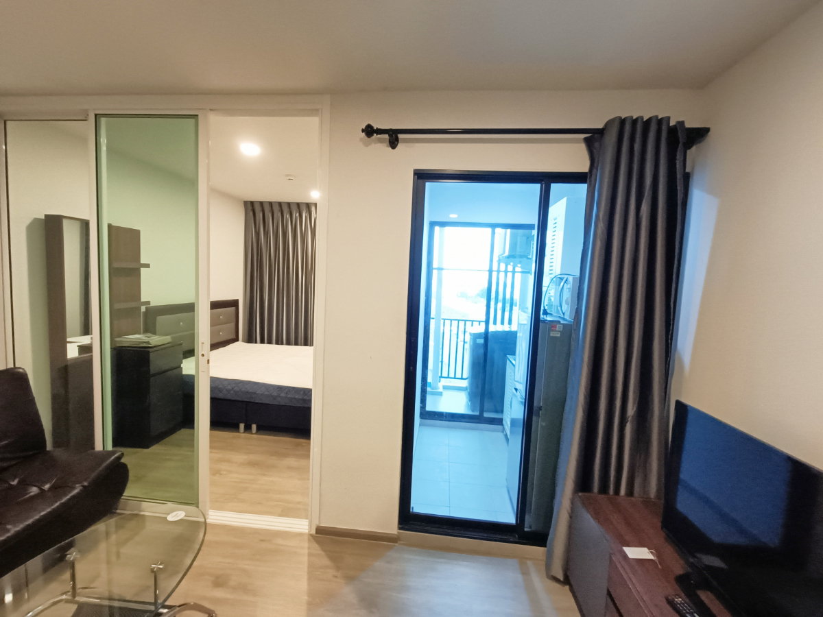 รูป ให้เช่าคอนโด รีช พหลโยธิน 52 ชั้น 8 ห้อง 30 ตรม.ห้องใหม่ ใกล้ BTS สะพานใหม่ เฟอร์ครบ (TR0040) - รูปที่ 2/9