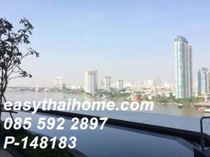 รูป [P-148183] ให้เช่าคอนโดวิวแม่น้ำ! Menam Residences ชั้น 38 (2 นอน) ลดราคาเหลือ 48.9K ใกล้ Shrewsbury 085-592-2897 Line: @easythaihome - รูปที่ 12/14