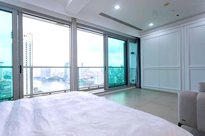 คอนโดให้เช่า : 🚩 ให้เช่าคอนโด เดอะ ริเวอร์ อาคาร A ชั้น 25 2 ห้องนอน ขนาด 110 ตรม ใกล้ เสนาเฟส