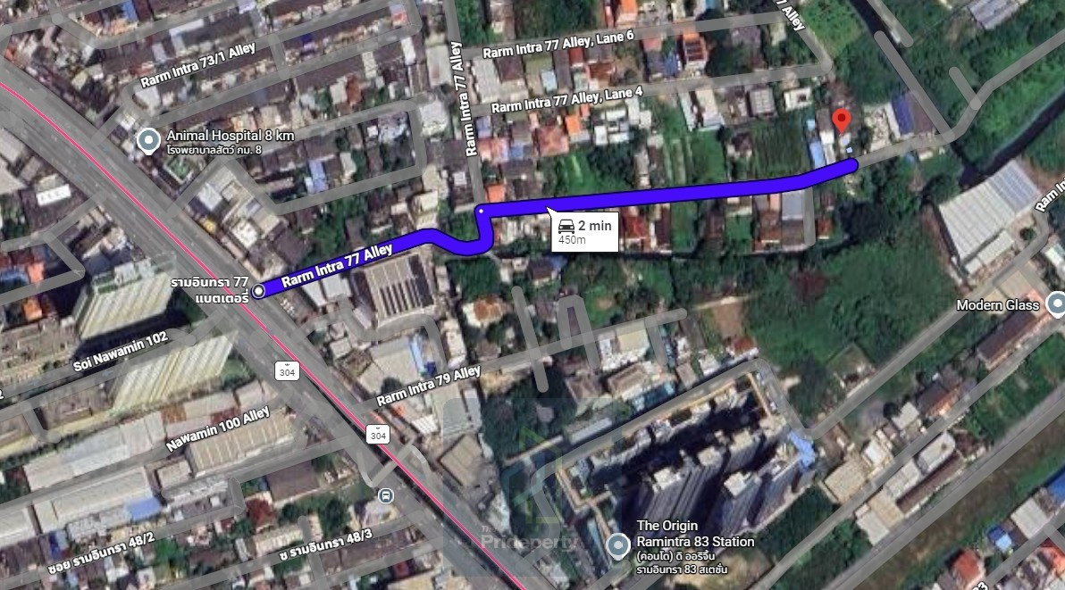 รูป ขาย ที่ดิน 187 ตรว. พร้อมสิ่งปลูกสร้าง รามอินทรา 77 แปลงสี่เหลี่ยม ใกล้ถนนใหญ่และ MRT   - รูปที่ 3/9