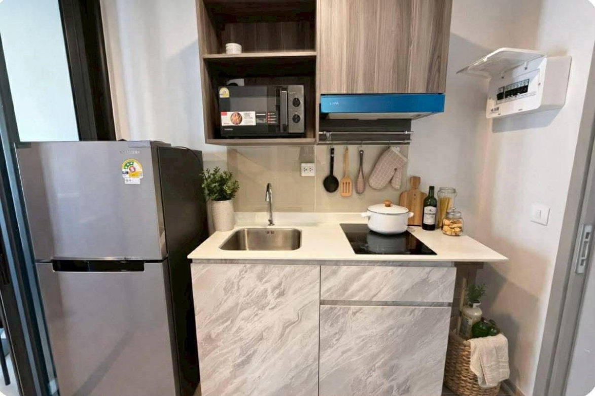 รูป ME2500024 ให้เช่าห้องใหม่ Aspire Onnut Station ชั้นสูง วิวสวย เฟอร์จัดเต็ม ใกล้ BTS อ่อนนุช - รูปที่ 6/10
