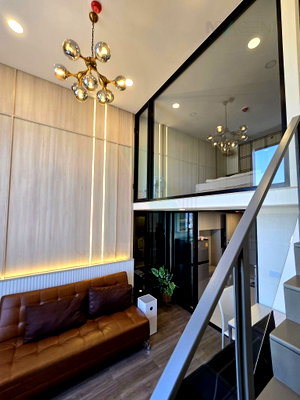 Condos for rent : For Rent Condo SO ORIGIN KASET INTERCHANGE Building 1, Floor 11,Duplex, Room size 37 sqm
