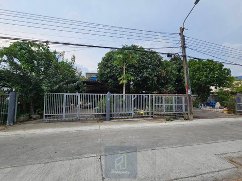 ขาย ที่ดิน 187 ตรว. พร้อมสิ่งปลูกสร้าง รามอินทรา 77 แปลงสี่เหลี่ยม ใกล้ถนนใหญ่และ MRT  