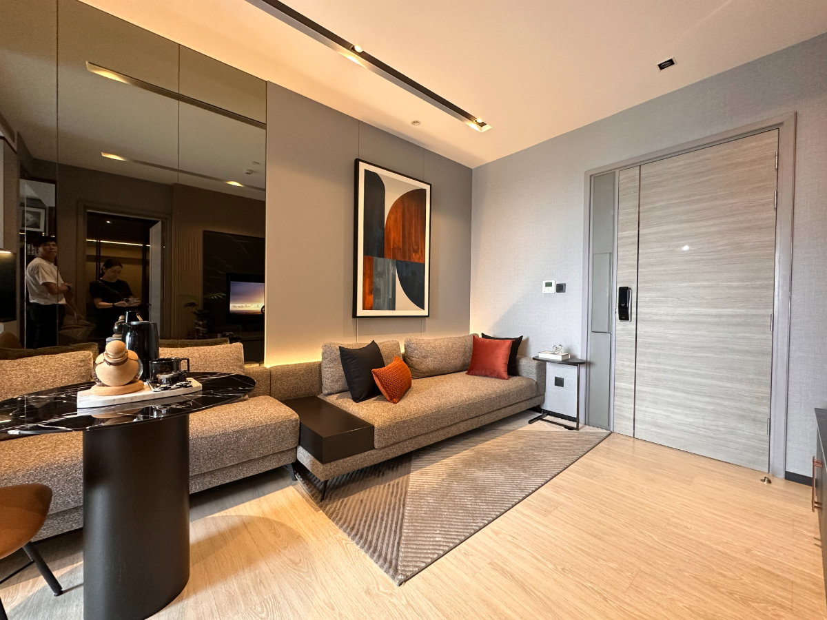 รูป ขายห้องใหม่ 1ห้องนอนราคาถูกสุดในตึก - รูปที่ 12/13