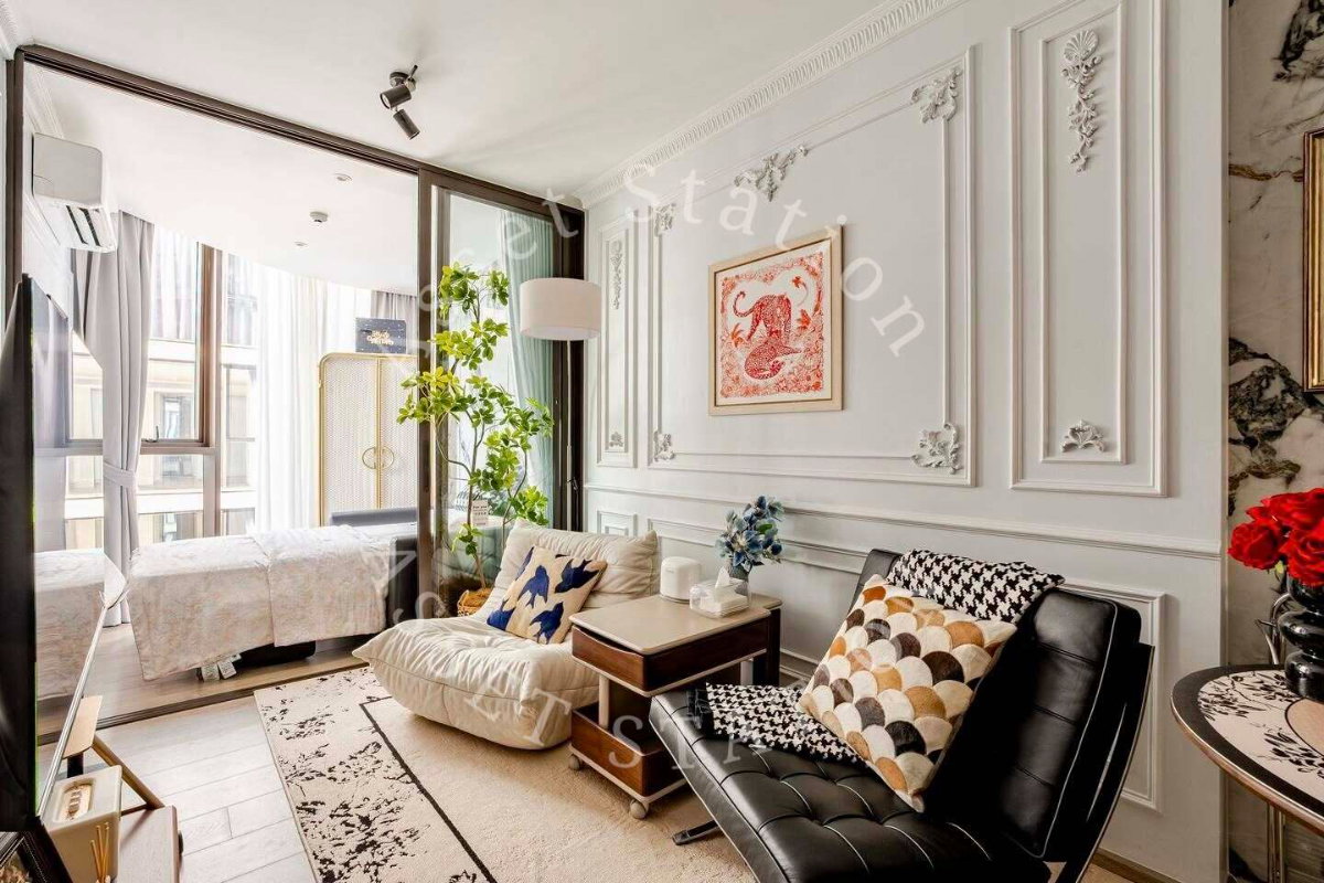 รูป 💎ห้องแต่งสวยสุด Luxury✨ Fynn Asoke เฟอร์ครบพร้อมอยู่ หรูหรา ใกล้ BTS อโศก🏢 - รูปที่ 4/15
