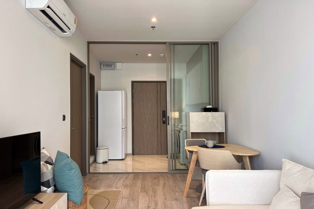 รูป 🔥 เช่าด่วน !! Rhythm Ekamai Estate, 1 ห้องนอน, 1 ห้องน้ำ, วิวเมือง, ชั้นสูง, ห้องอยู่ทางทิศเหนือ !!🔥Code C20260400038 แต่งครบ, พร้อมเข้าอยู่📣📣 - รูปที่ 2/9