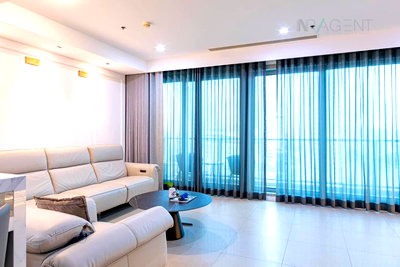 Condos for rent : 🔺 For Rent Condo THE RIVER Building A, Floor 25,2 bed room, Room size 110 sqm