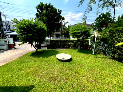 เช่าบ้านเดี่ยว นิคมอัญธานี (เจมโมโปลิส) : 🏡✨ ให้เช่าบ้านเดี่ยวสวย มัณฑนา อ่อนนุช - วงแหวน 1  3 ห้องนอน 3 ห้องน้ำ บ้านสภาพสวย ดูแลรักษาตลอด Built-in ทั้งหลัง