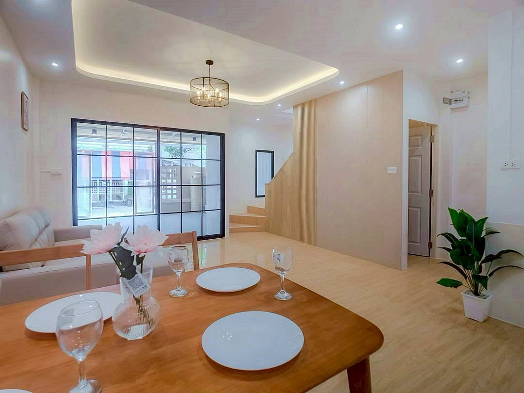 รูป บ้านสวย  พร้อมอยู่  หมู่บ้านบัวทอง 2  ทาวน์เฮ้าส์ 3 ห้องนอน   MRT สถานีคลองบางไผ่ อยู่หน้าหมู่บ้าน  ใกล้เซ็นทรัล เวสเกต - รูปที่ 8/16