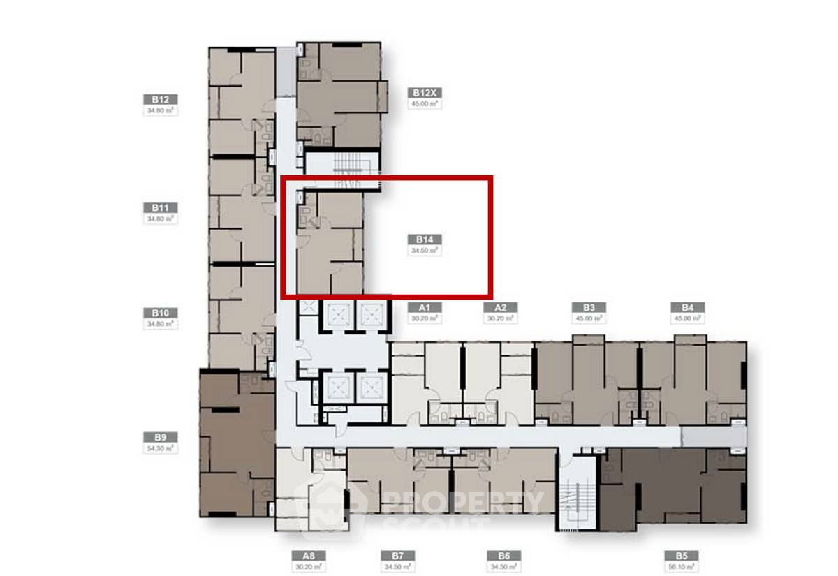 รูป คอนโด 1 ห้องนอน 34 ตร.ม. ชั้น 24 ที่ Nue Evo Ari ห่าง BTS อารี 100 ม. (ID 2222603) - รูปที่ 5/5
