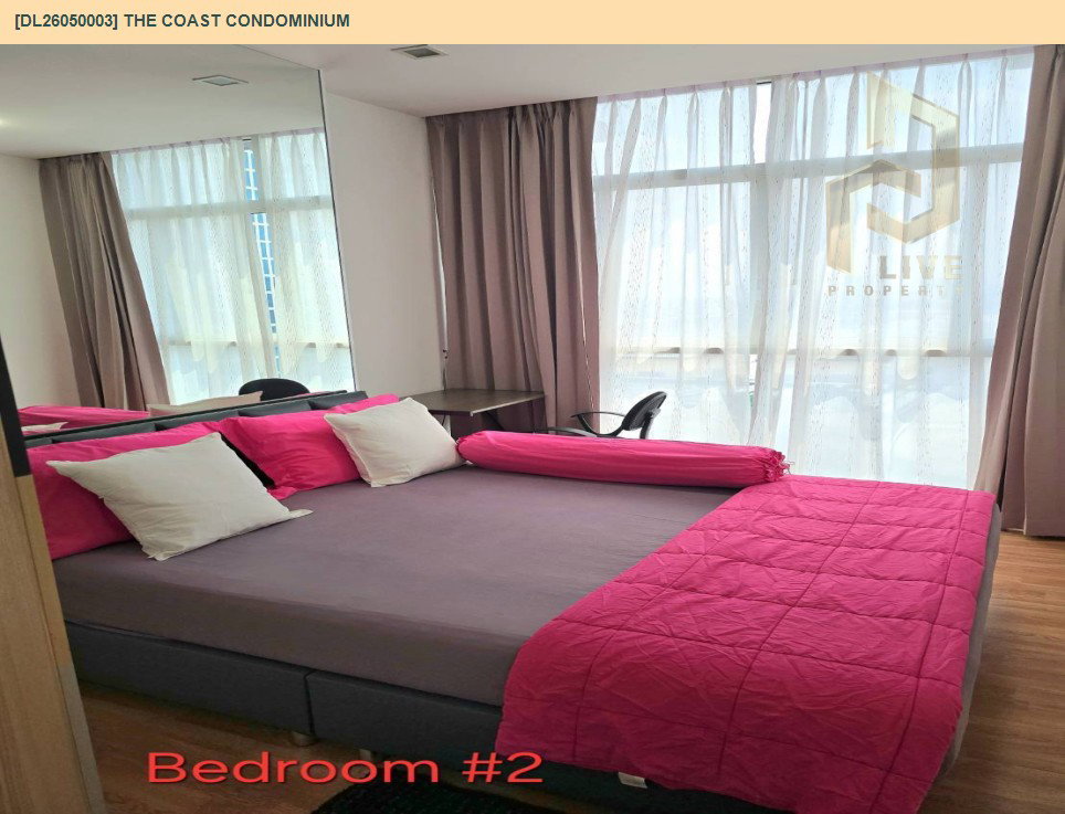 รูป DL26050003 ให้เช่าคอนโด เดอะ โคสต์ คอนโดมิเนียม (The Coast Condominium) ใกล้ BTS บางนา พร้อมเข้าอยู่ โทรด่วน 0614453194 LineID @162cjixi - รูปที่ 5/16