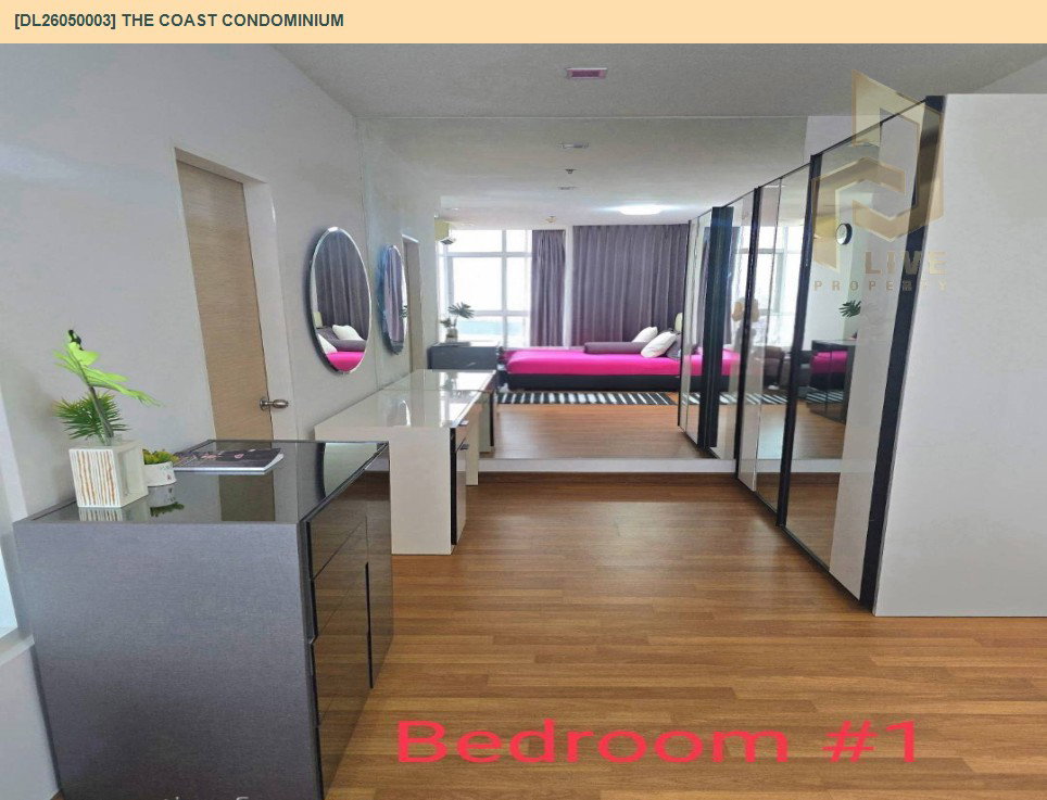 รูป DL26050003 ให้เช่าคอนโด เดอะ โคสต์ คอนโดมิเนียม (The Coast Condominium) ใกล้ BTS บางนา พร้อมเข้าอยู่ โทรด่วน 0614453194 LineID @162cjixi - รูปที่ 10/16