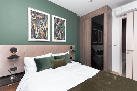 รูปภาพ 🔺 For Rent Condo THE LINE PHAHON - PRADIPAT Building 1, Floor 26,1 bed room, Room size 34.00 sqm