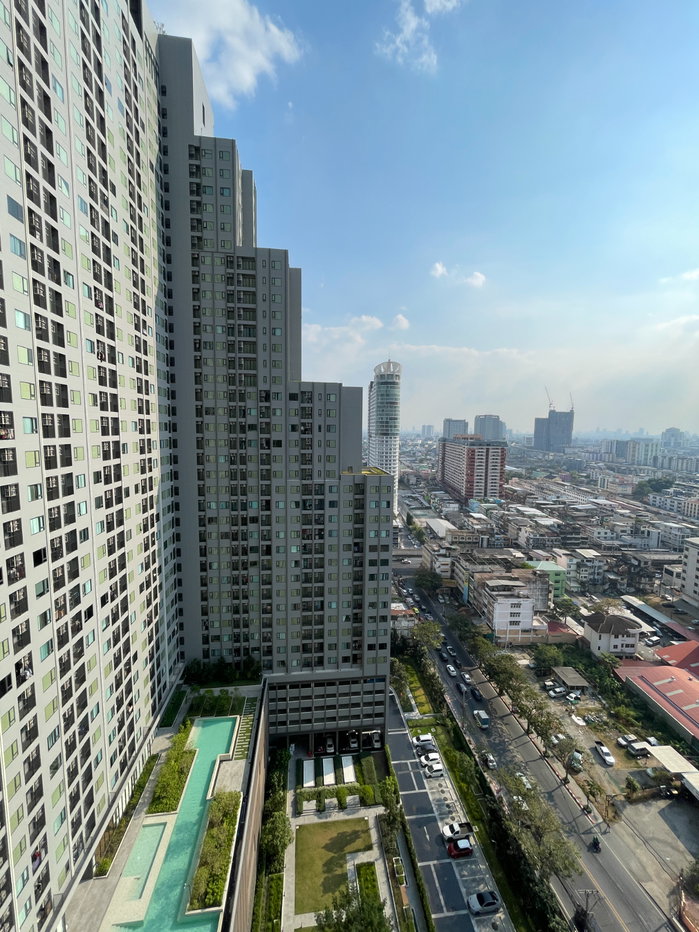 รูป ห้องใหญ่ที่สุด ห้องใหม่ คอนโด เดอะ ลิฟวิ่น รามคำแหง ชั้น 23 ขนาด 61 ตรม ใกล้ The Mall บางกะปิ - รูปที่ 16/55
