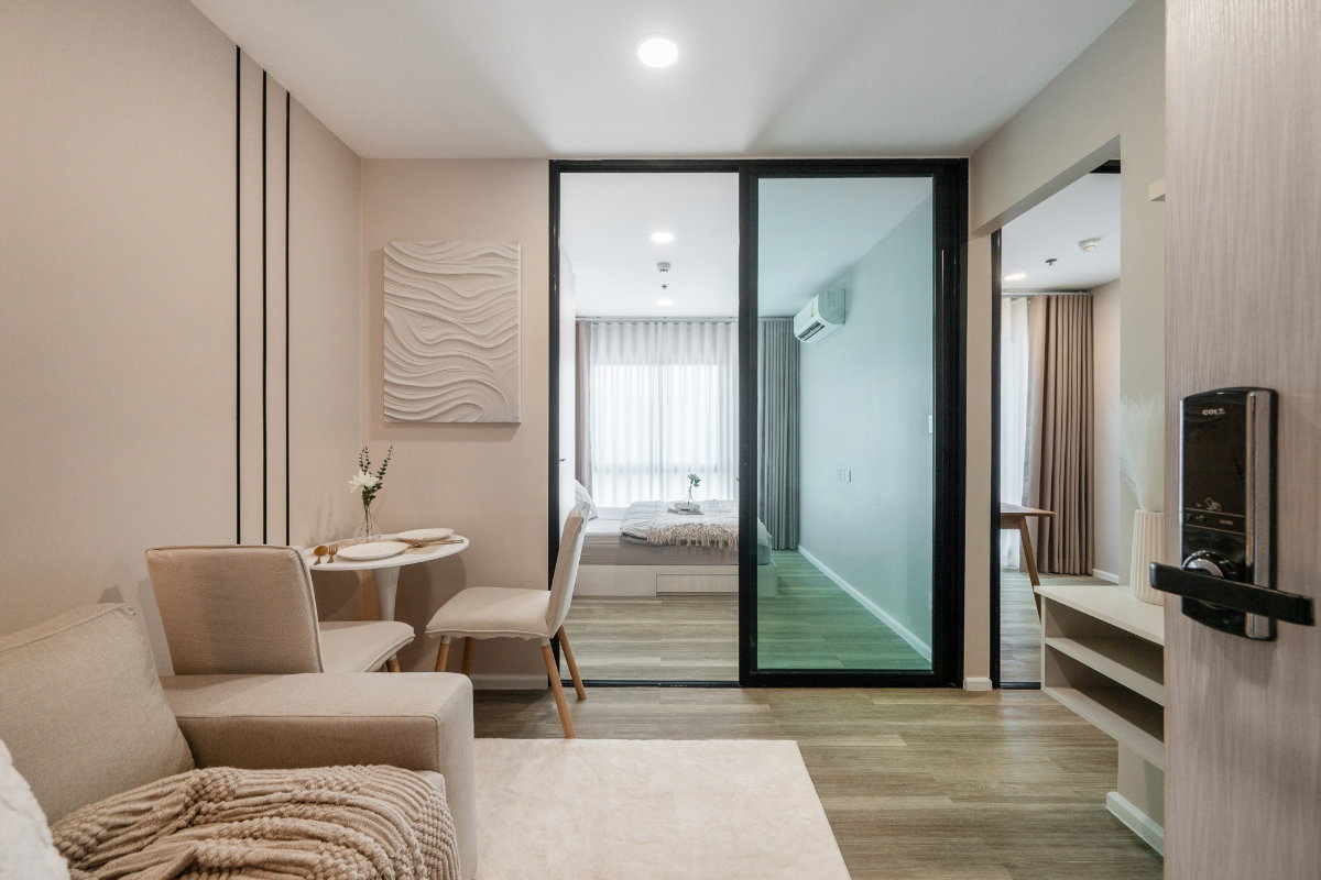 รูป R181📍ขายด่วน Kensington Kaset-Campus 1 Bed Plus ติดรั้ว ม.เกษตร  รีโนเวทใหม่ + เฟอร์ครบ พร้อมอยู่  เพียง 2.79 ล้านบาท - รูปที่ 4/36