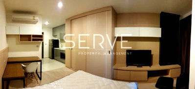 Condos for rent : 1 Bed Large Room High Fl. 20+  City view Fully furnished Good Location  Close to BTS Victory Monument Station  @ Rhythm Rangnam 