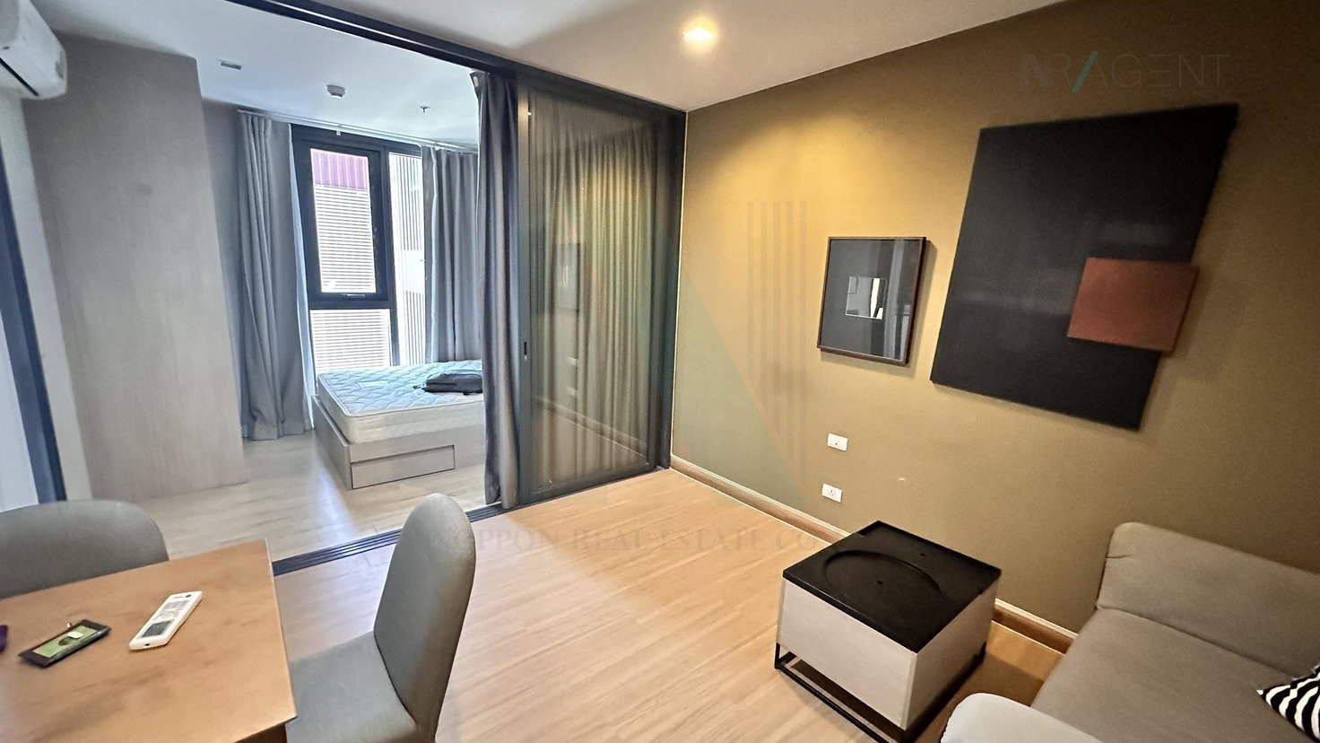 รูป ให้เช่าคอนโด เดอะ เบส การ์เดน-พระราม 9 อาคาร 1 ชั้น 30 1 ห้องนอน ขนาด 30 ตรม ใกล้ A-Link Square - รูปที่ 1/8