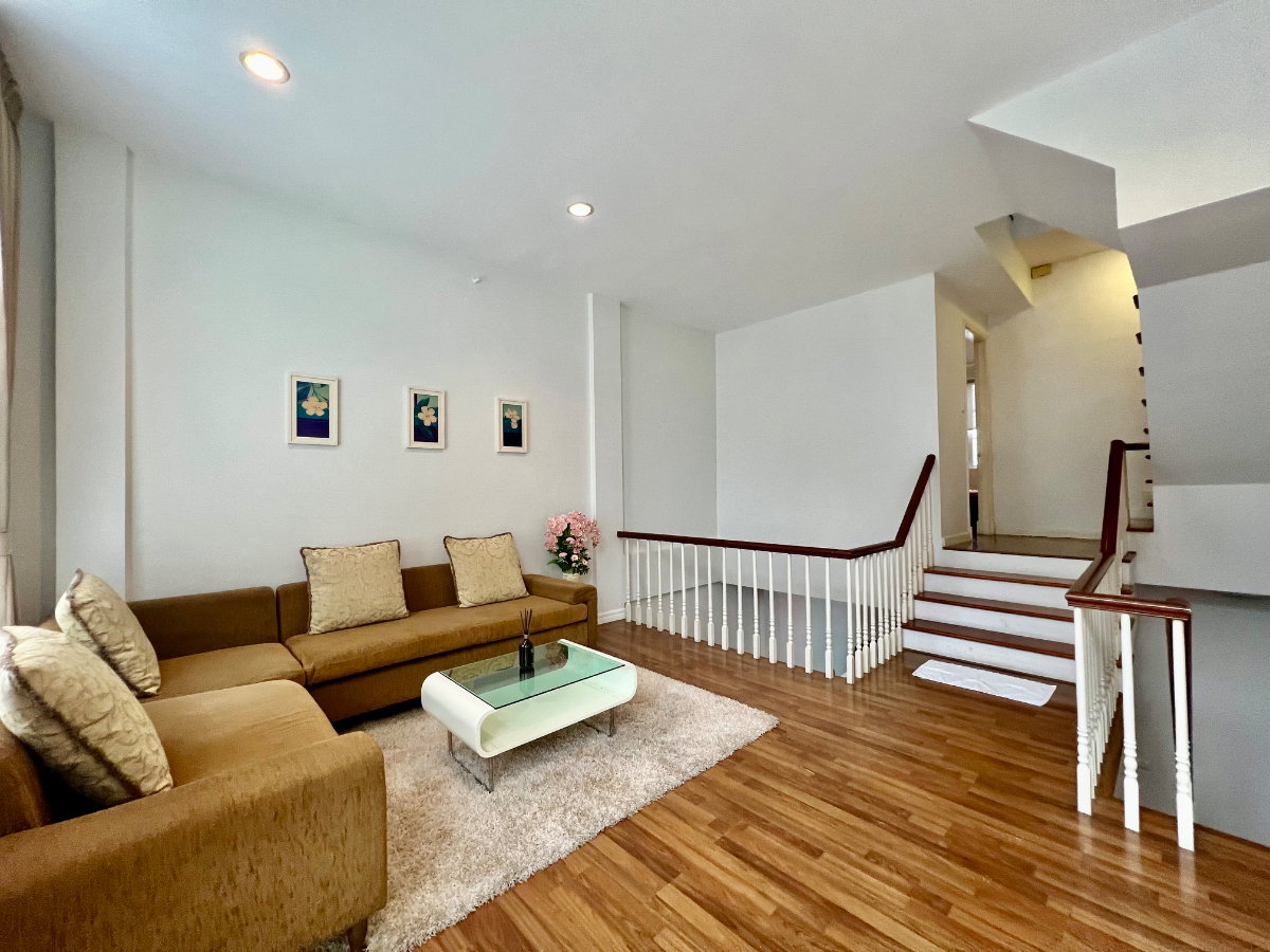 รูป ให้เช่าทาวน์โฮม 3 ชั้น Plus City Park Ekkamai - Ramintra นวลจันทร์ 32 บ้านเล่นระดับ เพดานสูง โปร่ง โล่ง ฟังก์ชันครบ พร้อมอยู่ ทำเลนวลจันทร์ - รูปที่ 15/32