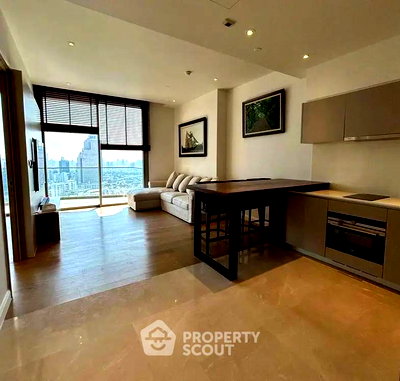 Condos for rent : High-Floor 1-BR 66 Sqm Magnolias Waterfront Residences, BTS Saphan Taksin (ID 2866644)