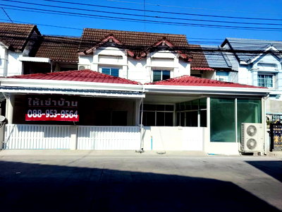 เช่าบ้านแฝด ลำลูกกา ปทุมธานี : บ้านวังทองริเวอร์ปาร์ค รังสิต ทำเลค้าขาย