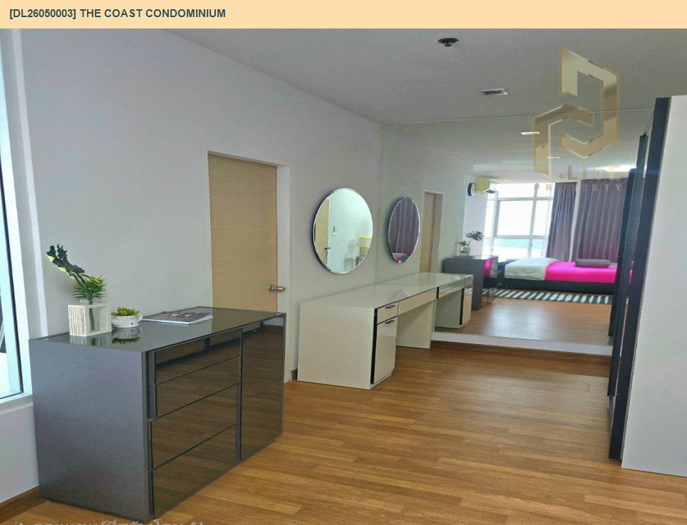 รูป DL26050003 ให้เช่าคอนโด เดอะ โคสต์ คอนโดมิเนียม (The Coast Condominium) ใกล้ BTS บางนา พร้อมเข้าอยู่ โทรด่วน 0614453194 LineID @162cjixi - รูปที่ 4/16