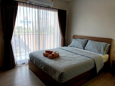 เช่าคอนโด หัวหิน มาร์เก็ต วิลเลจ  : Call : 086-008-8673 Condo La Casita Hua Hin ใกล้หาดหัวหิน ขนาด 27 ตารางเมตร 1 ห้องนอน ชั้น4 ทิศเหนือ ตึกD ตกแต่งครบพร้อมอยู่