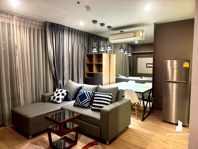 คอนโดให้เช่า : PM037643 ✨Flash Deal ✨IDEO Q Chula-Samyan  (2Bed 1Bath 43SQM.) พร้อมอยู่ ! เพียง 35,000 บาทต่อเดือน Tel.0981315848 @propmatch