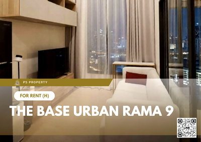 Condos for rent : For Rent 🔥 The Base Urban Rama 9 🔥 Fully furnished with appliances. Near MRT.