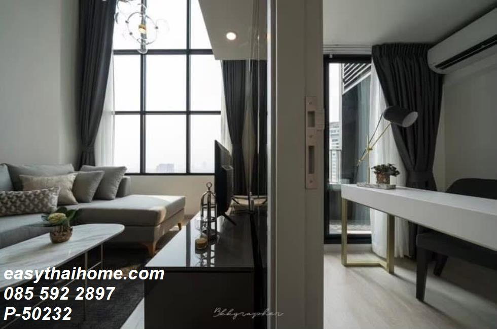 รูป [P-50232] ให้เช่าคอนโด ใกล้ BTS ช่องนนทรี Knightsbridge Prime Sathorn ห้องสวย Duplex ชั้นสูง วิวเมือง ราคา 30,000 บาท 085-592-2897 Line: @easythaihome - รูปที่ 7/14