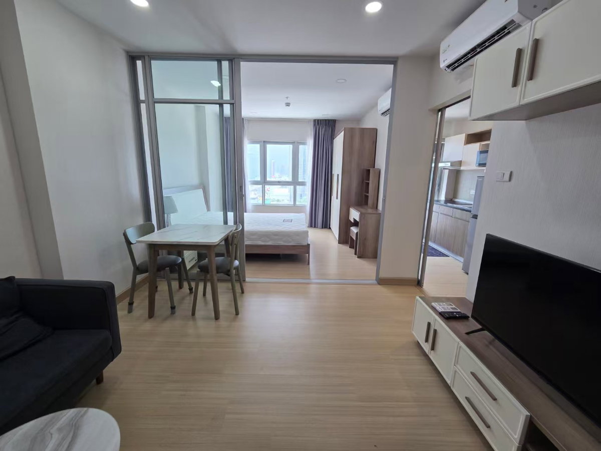 รูป ห้องนอน 117 ห้อง Supalai Veranda | 1 ห้องนอน ชั้นสูง ใกล้สถานี BTS ปู่เจ้า ราคา 11,000 บาท/เดือน - รูปที่ 3/8