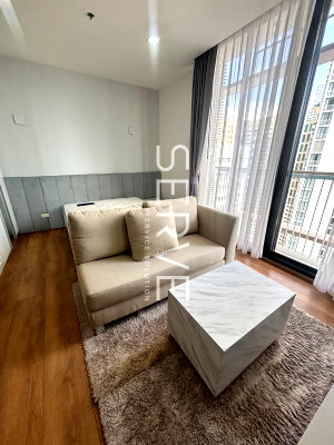 Condos for rent Phrom Phong : 🔥20K🔥 Studio 32.99 sq.m. High Fl. 25+ in Phrom Phong Area Shuttle bus to BTS Phrom Phong at Park 24 Condo / Condo For Rent
