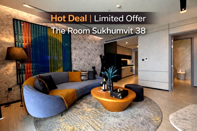 Condos for sale : 🔥Hot Deal🔥 Exclusive Unit from Developer 𝐓𝐡𝐞 𝐑𝐨𝐨𝐦 Sukhumvit 38 1 bedroom in the middle of Sukhumvit