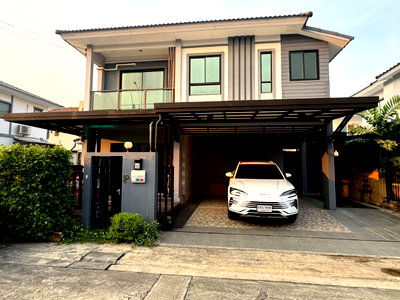 บ้านเดี่ยว กรุงเทพมหานคร : ขายบ้านเดี่ยว 2 ชั้น โครงการพฤกษาทาวน์ เซเนริตี้ 2 ซ.เพชรเกษม 81 ทำเลดี เดินทางสะดวก  ใกล้สำนักงานเขตหนองแขม