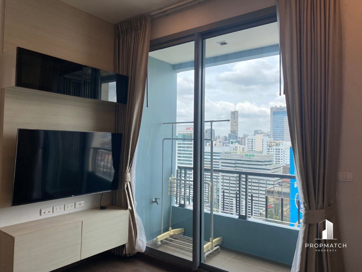 รูป PM032178 ✨Flash Deal ✨ Q Asoke (1Bed 1Bath 38 SQM.) พร้อมอยู่ ! เพียง 24,500 บาทต่อเดือน Tel.0981315848 @propmatch - รูปที่ 2/6