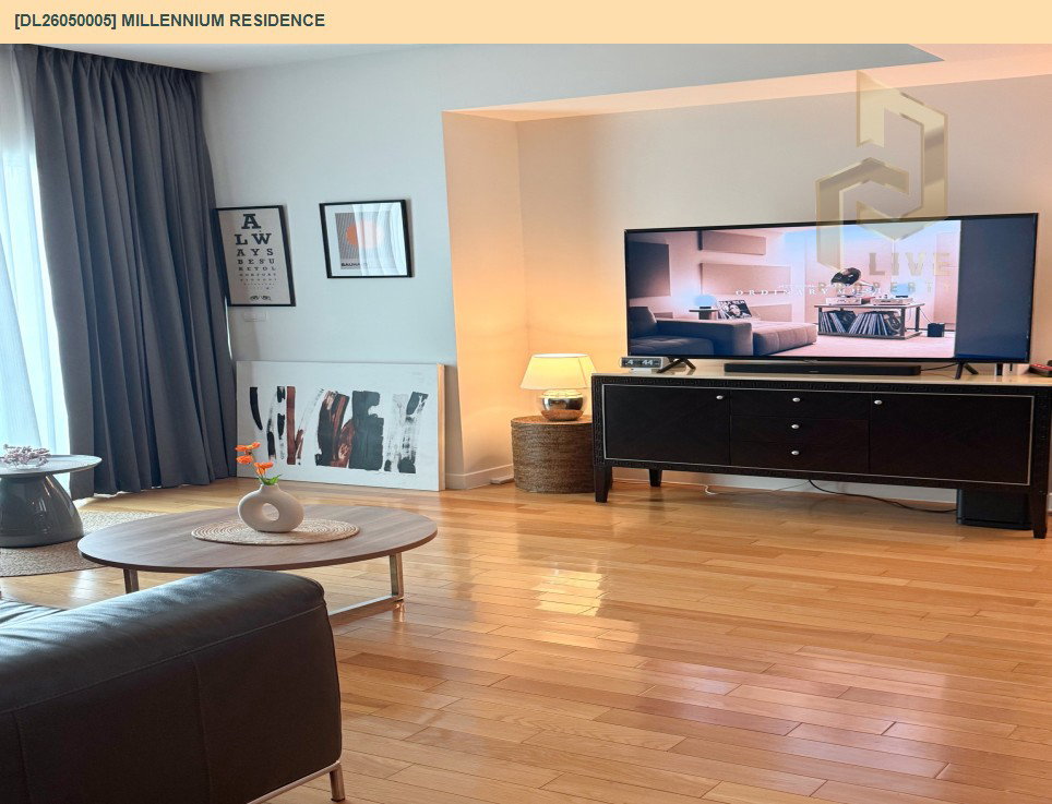 รูป DL26050005 ขายคอนโด มิลเลนเนียม เรสซิเด้นส์ แอท สุขุมวิท (Millennium Residence) ใกล้ BTS อโศก พร้อมเข้าอยู่ โทรด่วน 0653619502 LineID @897iyzll - รูปที่ 3/10