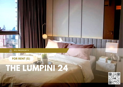 คอนโดให้เช่า : ให้เช่า 🔥 The Lumpini 24 🔥 เฟอร์นิเจอร์ และ เครื่องใช้ไฟฟ้าครบ ใกล้ BTS พร้อมพงษ์