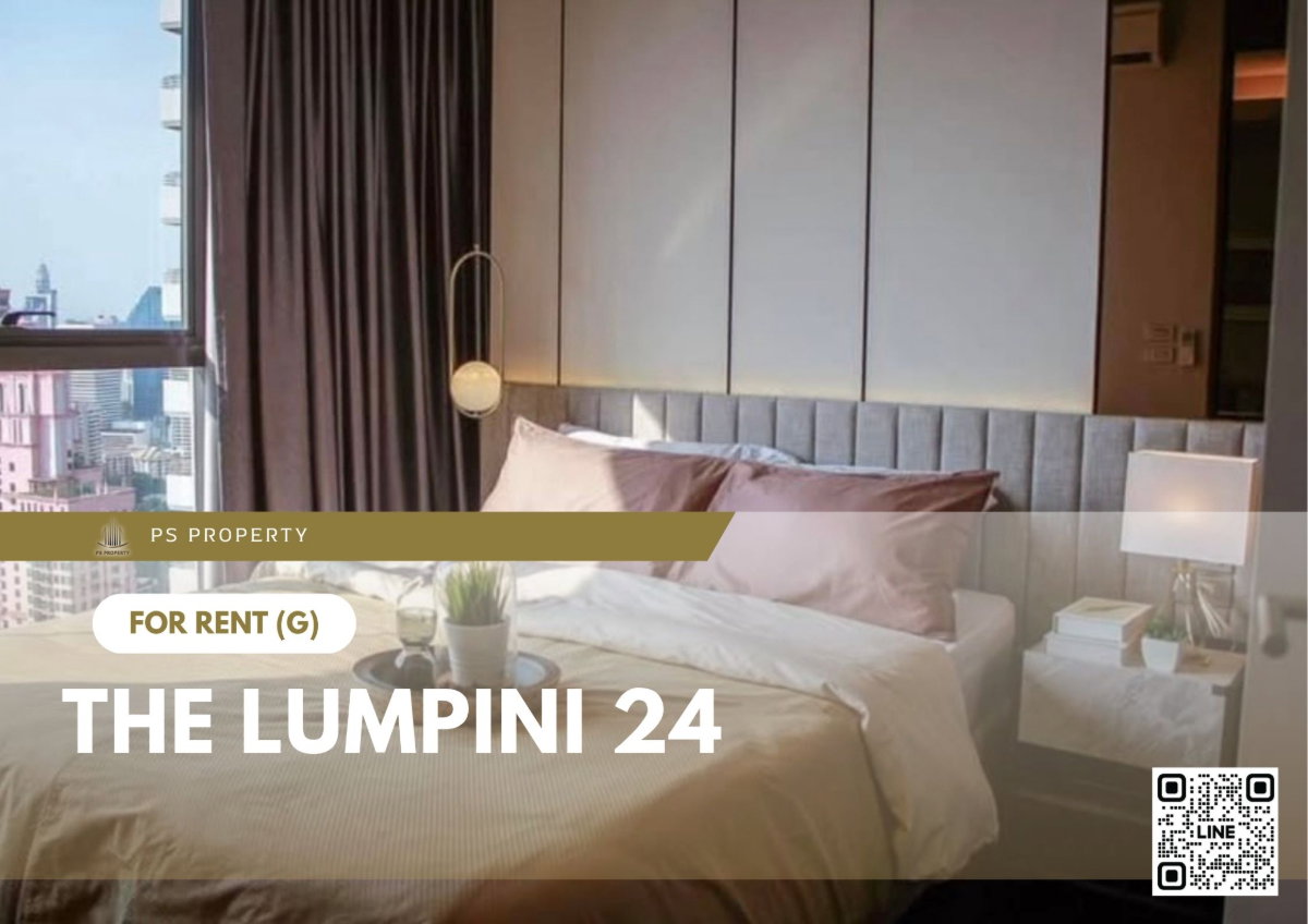 รูป ให้เช่า 🔥 The Lumpini 24 🔥 เฟอร์นิเจอร์ และ เครื่องใช้ไฟฟ้าครบ ใกล้ BTS พร้อมพงษ์ - รูปที่ 1/9
