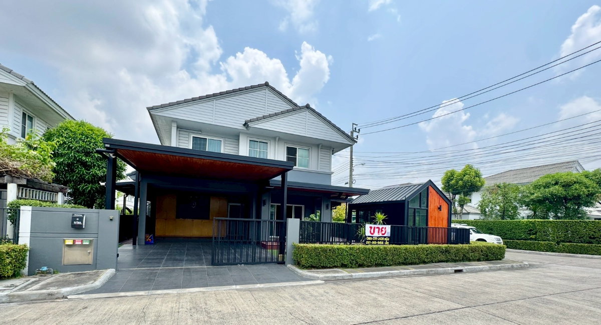 รูป ขายบ้านเดี่ยว ชัยพฤกษ์ รามอินทรา-วงแหวน แปลงมุม 4 ห้องนอน 4 ห้องน้ำ 2 ห้องอเนกประสงค์ 2 ห้องครัว พื้นที่ใช้สอยกว่า 220 ตร.ม. ตกแต่งสไตล์โมเดิร์น - รูปที่ 32/35