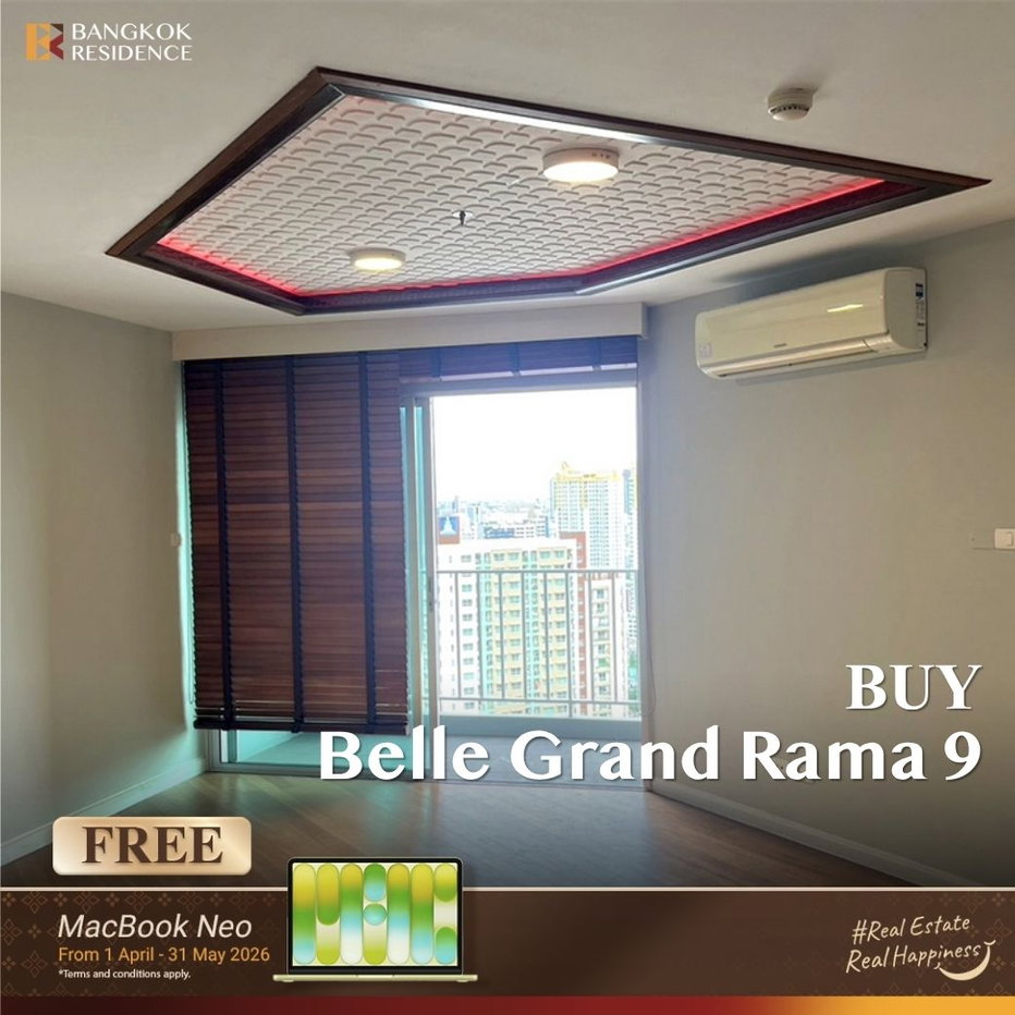 รูป ❤️‍🔥 ราคาดี! Belle Grand Rama 9 ห้องกว้าง 88.76 ตร.ม. ทำเล CBD ใกล้ Mrt พระราม 9 - รูปที่ 1/8