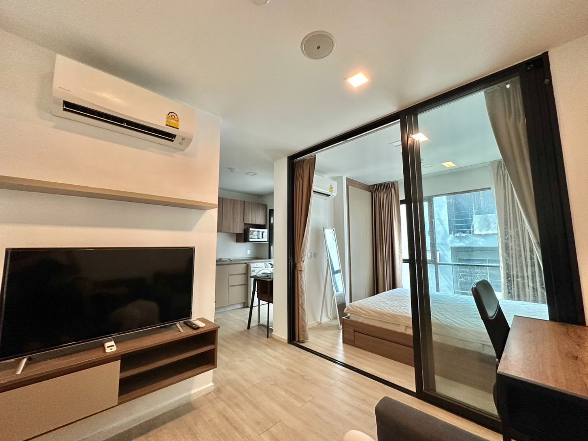 💎ให้เช่าคอนโด✨Kave Condo ห้องครัวแยก🎉ตรงข้าม ม.กรุงเทพ  เดินไปเรียนสะดวกมาก