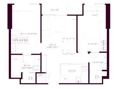 Condos for sale : 2-BR Condo at WIDEN By Sansiri in Thung Maha Mek (ID 2866690)