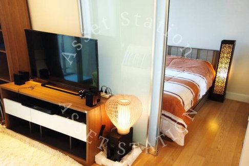 🏙️Newly renovated room at Equinox Phahol-Vipha, high floor with city view, fully furnished and ready to move in! | BTS Mo Chit ✨