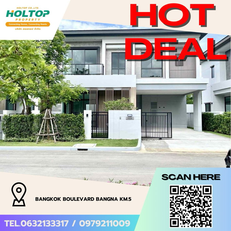 Houses for rent : #Z5444💥050569 🔥House for Rent Bangkok Boulevard Bangna KM.5