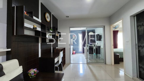 2 Beds Large Room  City view Fully furnished Good Location  Close to MRT Phra Ram 9  400 m.  @ Aspire Rama 9